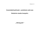 Diplomdarbs 'Projekts kā sākumskolas skolēnu praktisko prasmju pilnveidošanas līdzeklis mājtu', 93.