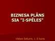 Biznesa plāns 'Biznesa plāns SIA "i-Spēles"', 11.