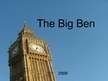 Prezentācija 'The Big Ben', 1.