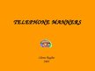 Prezentācija 'Telephone Manners', 1.