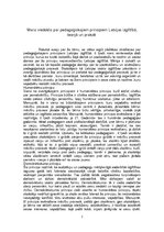Eseja 'Mans viedoklis par pedagoģiskajiem principiem Latvijas izglītībā, teorijā un pra', 2.