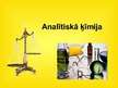Prezentācija 'Analītiskā ķīmija', 1.lpp.
