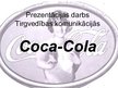 Prezentācija '"Coca-Cola" reklāmas attīstības vēsture un pozitīvie, negatīvie aspekti', 1.