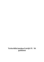 Referāts 'Teritoriālās izmaiņas Latvijā 15.-18.gadsimtā', 7.