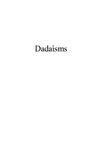 Referāts 'Dadaisms', 1.