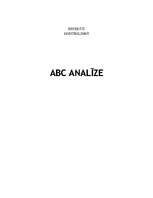 Konspekts 'ABC analīze', 1.