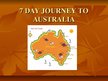 Prezentācija 'A Seven-Day Trip to Australia', 1.