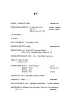 Curriculum vitae examples pdf image