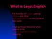 Prezentācija 'Legal Language', 2.