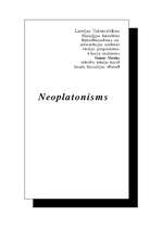 Referāts 'Neoplatonisms', 1.