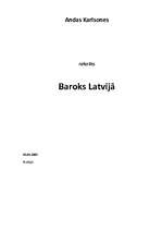 Konspekts 'Baroks Latvijā', 11.