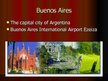 Prezentācija 'Business Travel to Argentina', 4.