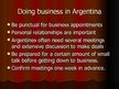Prezentācija 'Business Travel to Argentina', 14.