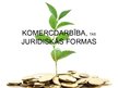 Prezentācija 'Komercdarbība un tās juridiskās formas', 1.