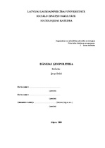 Referāts 'Dānijas ģeopolitika', 1.