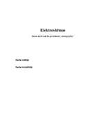 Referāts 'Elektroshēmas', 1.
