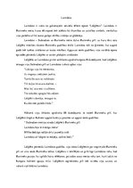 Konspekts 'Laimdotas tēla raksturojums eposā "Lāčplēsis"', 1.