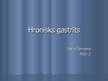 Prezentācija 'Hronisks gastrīts', 1.