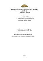 Referāts 'Skolotāja profesionālie darba riski', 1.