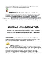 Konspekts 'Dabiskās un ķīmiskās vielas kosmētikā', 4.