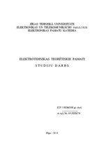 Paraugs 'Elektrotehnikas teorētiskie pamati', 1.