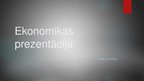 Prezentācija 'Ekonomika', 1.