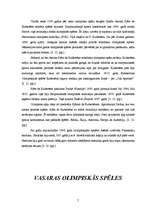 Referāts 'Olimpiskās spēles', 3.