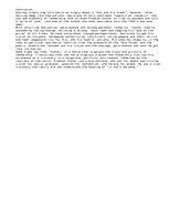 Eseja 'The Tucker Dream', 3.