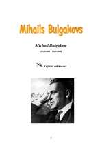 Referāts 'Mihails Bulgakovs - biogrāfija un literārā daiļrade', 1.