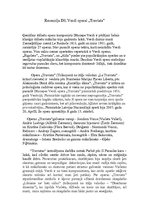 Eseja 'Dž.Verdi "Traviata". Recenzija', 1.