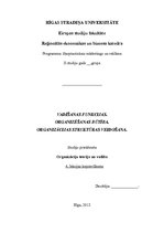 Konspekts 'Vadīšanas funkcijas. Organizācijas struktūras veidošana', 1.