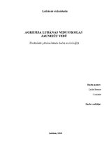 Referāts 'Agresija jauniešu vidū', 1.