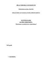 Konspekts 'Ražošanas organizācija', 1.