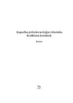 Referāts 'Augustīna politiskā teoloģija viduslaiku feodālisma kontekstā', 1.