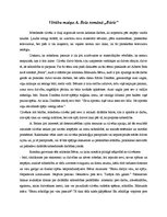 Eseja 'Vērtību maiņa Alberta Bela romānā "Būris"', 1.