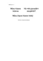 Prakses atskaite 'Aktīvā mācību un audzināšanas prakse sākumskolā', 10.