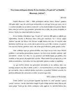 Referāts 'Tēva lomas attēlojums drāmās: Evitas Sniedzes "Tie paši oši" un Rūdolfa Blaumaņa', 1.