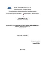 Diplomdarbs 'Daudzdzīvokļu dzīvojamās mājās vērtēšana', 1.