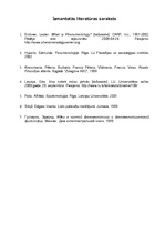 Konspekts 'Fenomenoloģija', 6.