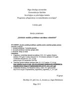Konspekts 'Sociālo institūtu problēmas: izglītība, darbs, veselības aprūpe, ģimene', 1.