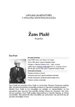 Konspekts 'Žans Piažē', 1.