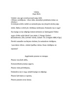 Konspekts 'Integrēts mācību saturs vienai nedēļai. Pavasaris', 4.