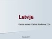 Prezentācija 'Latvija', 1.