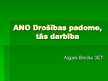 Prezentācija 'ANO drošības padome, tās darbība', 1.