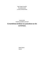Referāts 'Gruntsūdens ietekme uz pamatiem, tās novēršana', 2.