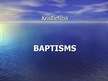 Prezentācija 'Kristietība - baptisms', 1.