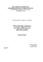 Diplomdarbs 'Piena pārstrādes uzņēmuma personāla vadības procesu pilnveides projekts', 1.