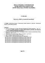 Konspekts 'Globalizācijas jēdziens, tās procesa konteksti un pretrunas; ietekme uz komunikā', 1.