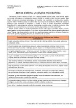 Paraugs 'Zemes sistēmu un cilvēka mijiedarbība', 1.