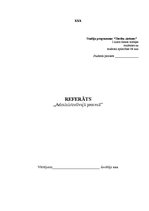Referāts 'Administratīvā procesa likuma atrunas un demokrātiskās iekārtas principi', 1.